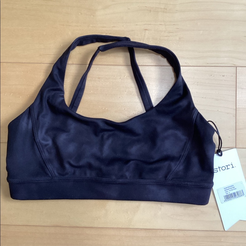 Size 4 black stori sports bra by Katy Hearn